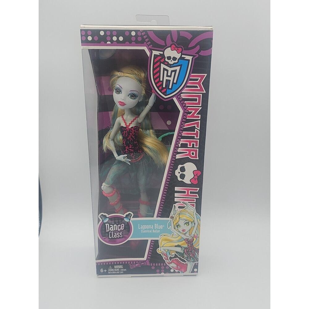 2012 Monster High Dance Class Lagoona Blue Classical Ballet Doll NEW!